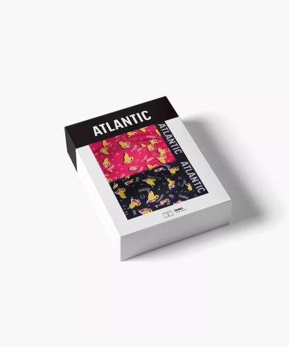 Atlantic 2 шт. Набір трусів боксерів чоловічих бавовняних 2MHH-007