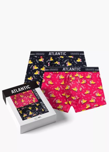 Atlantic 2 шт. Набір трусів боксерів чоловічих бавовняних 2MHH-007
