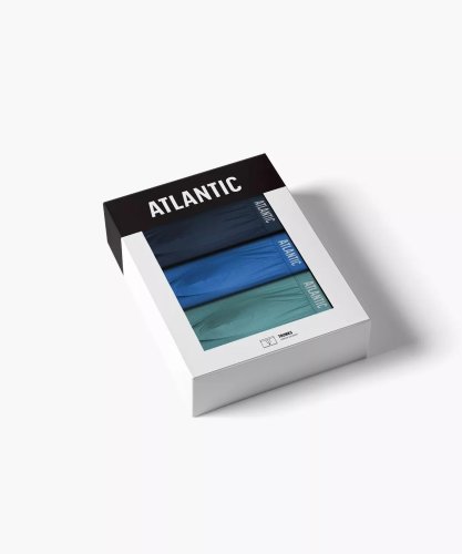 Atlantic Набір 3 шт. трусів боксерів чоловічих бавовняних 3MH-011