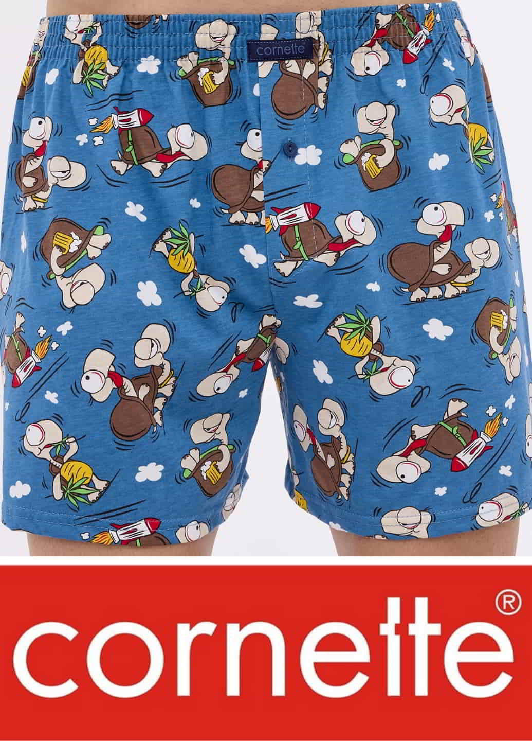 Трусы боксеры мужские семейные трикотажные хлопковые Cornette Classic 011-161 4XL